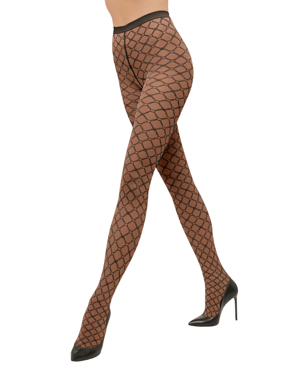 Monogram Tights Umber – Shop Yu Fashion