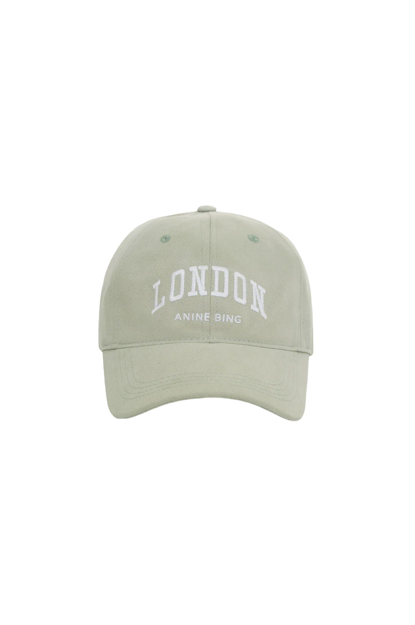 ANINE BING Jeremy Baseball Cap University London in Washed Faded