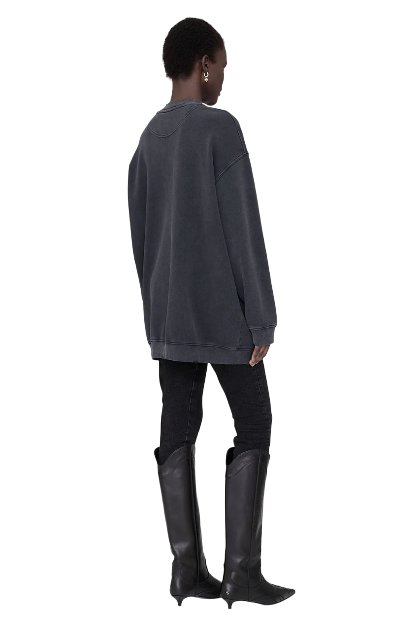 Tyler Sweatshirt in Washed Black | ANINE BING