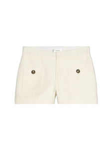 Patch Pocket Trouser Short - Cream
