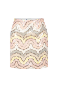 Cathleen Sequin Skirt - Pastel