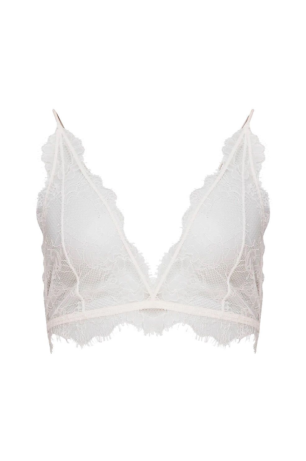 Delicate Lace Bra - Pink Nude