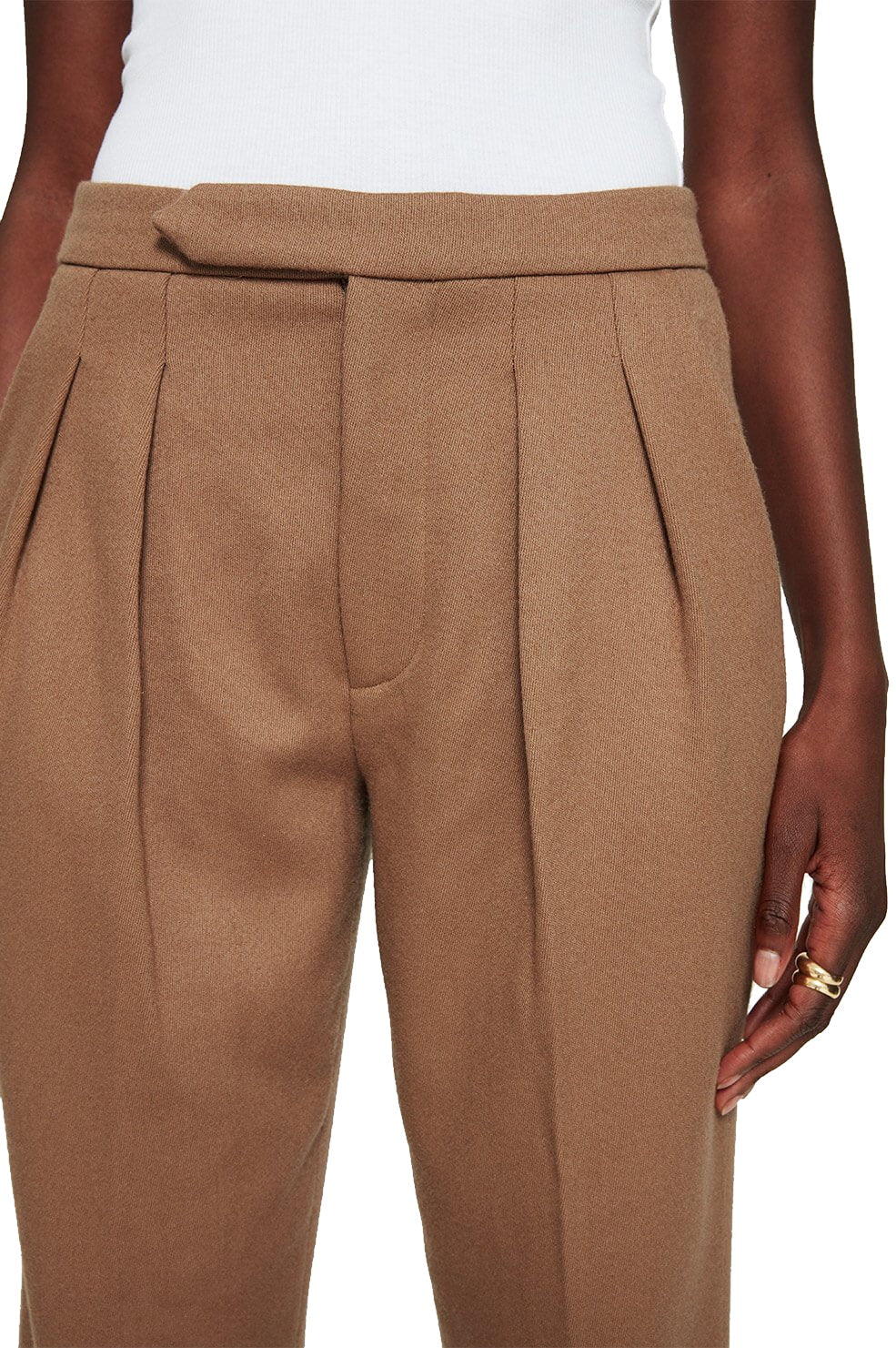 James Trouser Camel Shop Yu Fashion