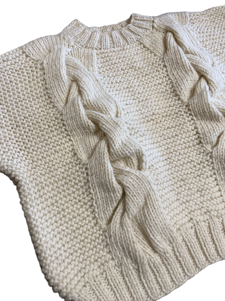 Delfi Sweater - Off White - Shop Yu Fashion