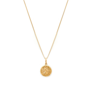 St Christopher Necklace - Gold - Shop Yu Fashion