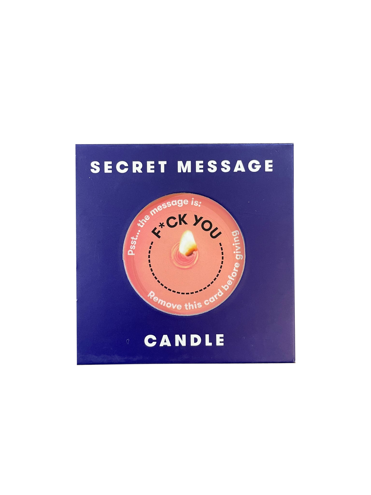 "F*ck You" Secret Message Candle - Shop Yu Fashion