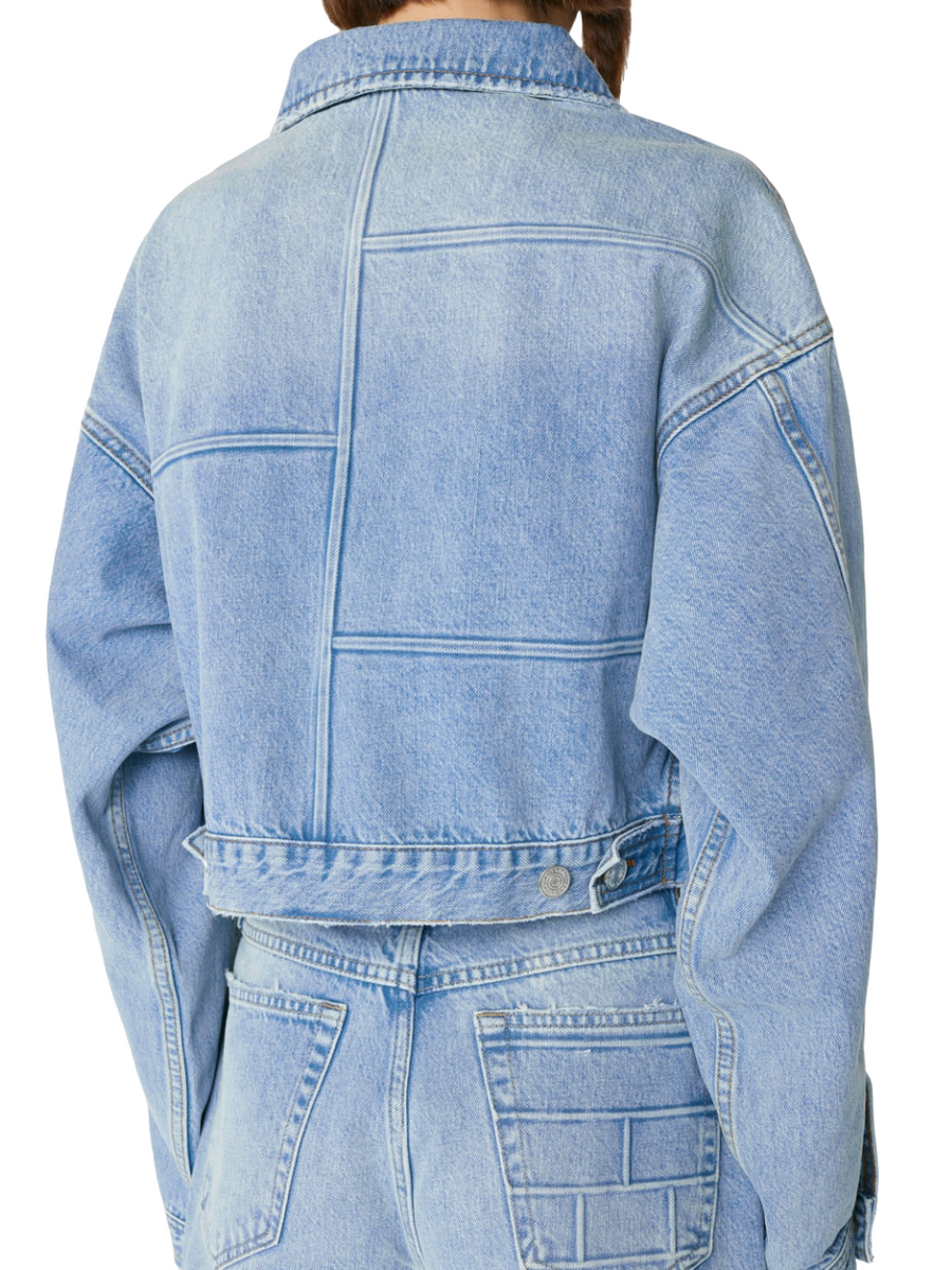 Le Cropped Oversized Jacket - Open Air