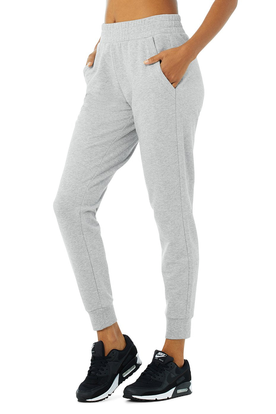 Unwind Sweatpant Heather Grey Shop Yu Fashion