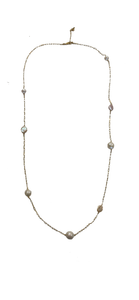 Large Freshwater Pearl Chain Necklace - Shop Yu Fashion