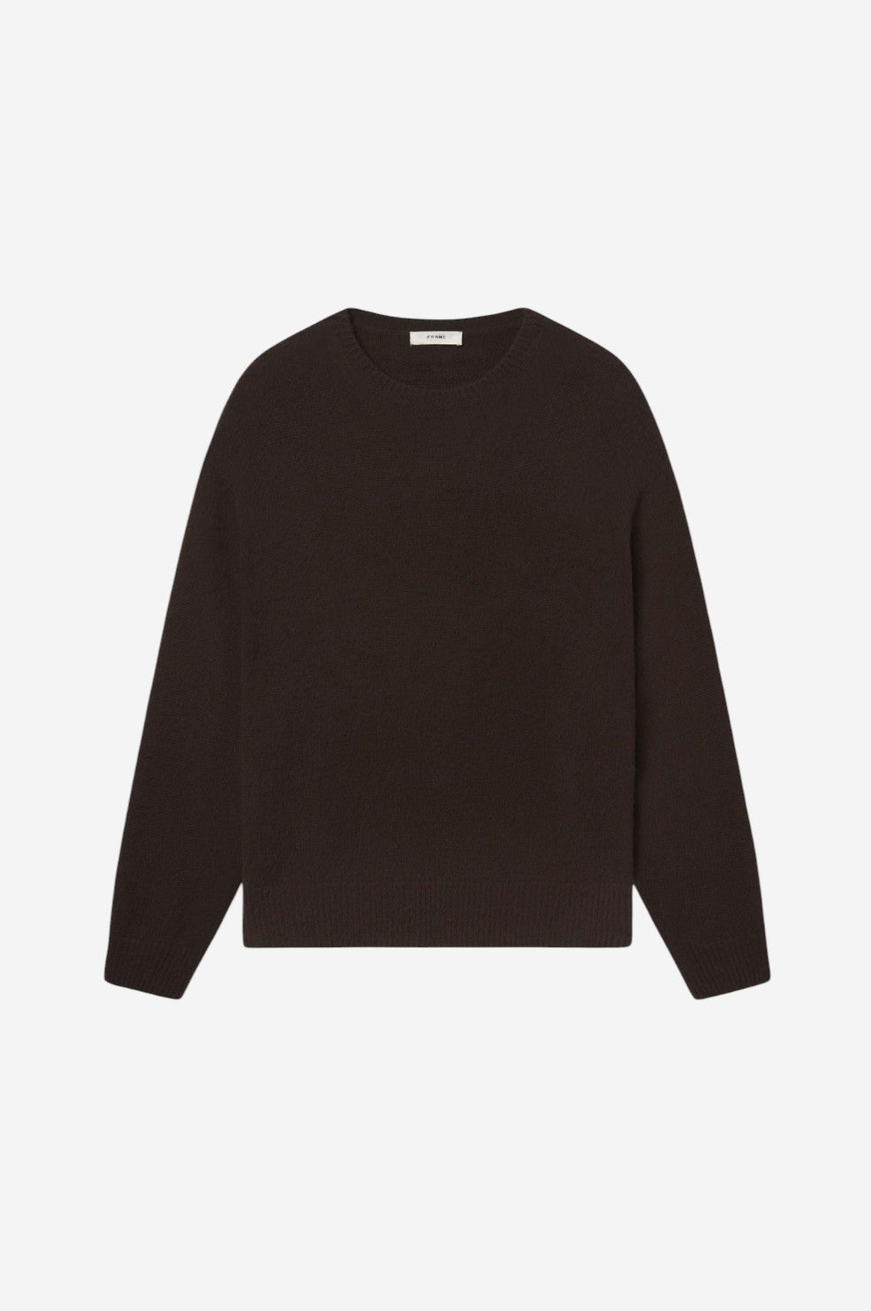 The Cashmere Brushed Sweater - Coffee