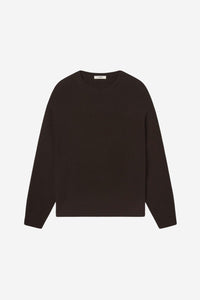 The Cashmere Brushed Sweater - Coffee