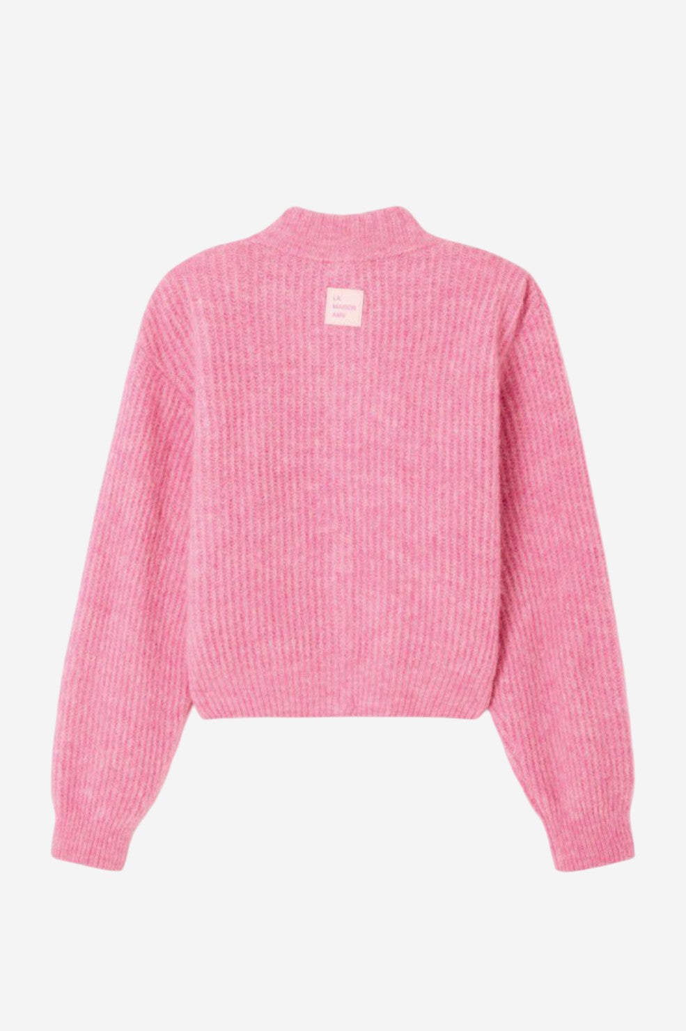 *PRE-ORDER* East Button Up Cardigan - Rose Bubble Melange - Shop Yu Fashion