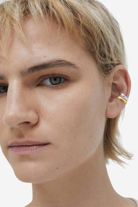 Sila Ear Cuff Set - Two-Tone - Shop Yu Fashion