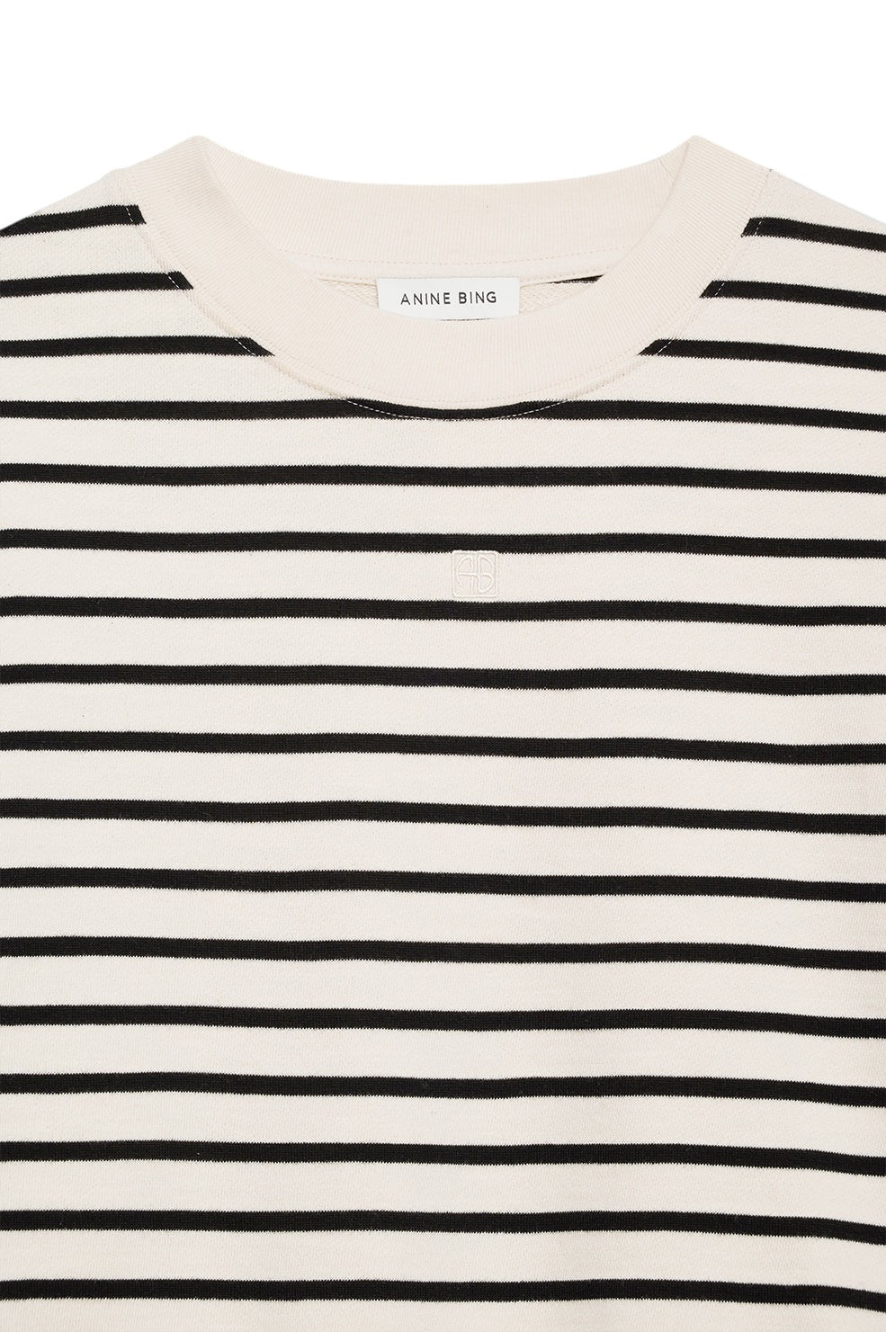 Dean Sweatshirt - Black Stripe French Terry