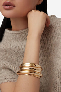 Mega Lennon Bangle - Gold