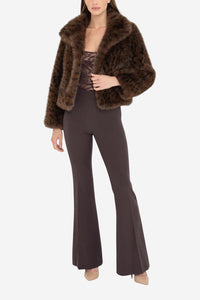 Lexy Leopard Faux fur Jacket - Leopard