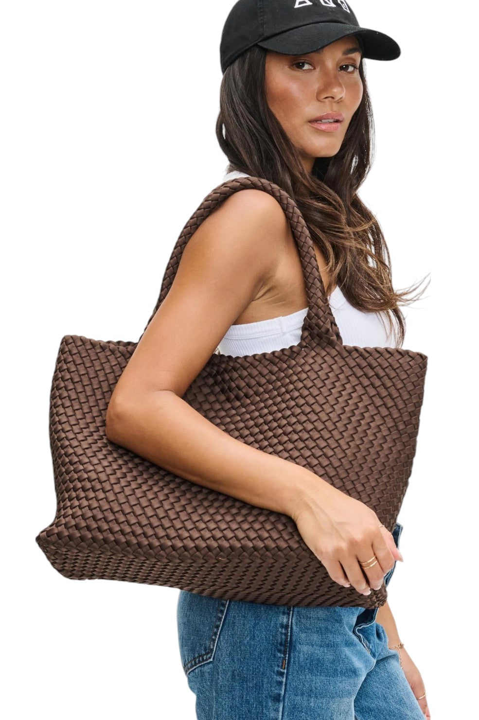 Sky's The Limit Large Tote - Chocolate