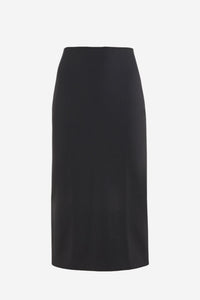 Midnight Grace Midi Skirt - Black
