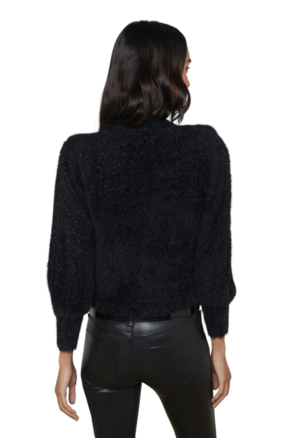 Talulla Cardigan - Black Lurex/Gold Rose