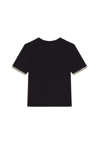 Beaded Tee - Black