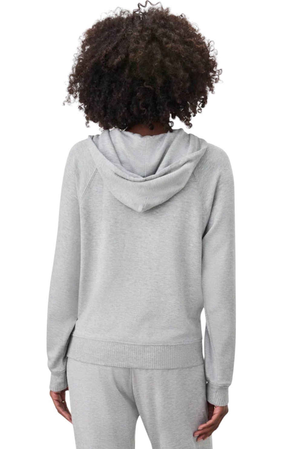 Super Soft Zip Up Hoodie - Heather Grey