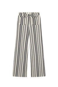 Le Slim Palazzo Modernist Pocket - Navy Stripe