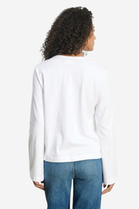 Vee Vintage Cotton Jersey Tee - Shop Yu Fashion