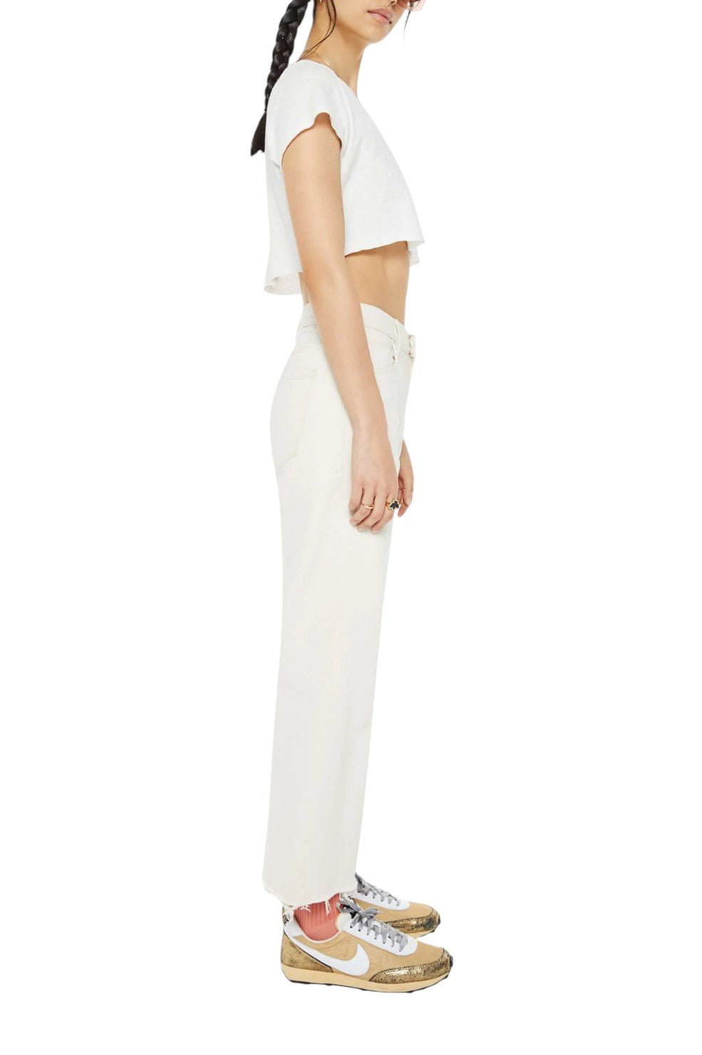 The Mid Rise Maven Ankle Fray - Act Natural - Shop Yu Fashion