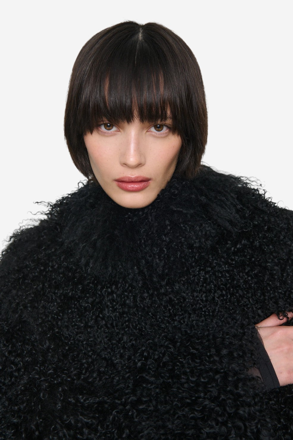 *PRE-ORDER* Rochelle Shearling Coat - Black - Shop Yu Fashion