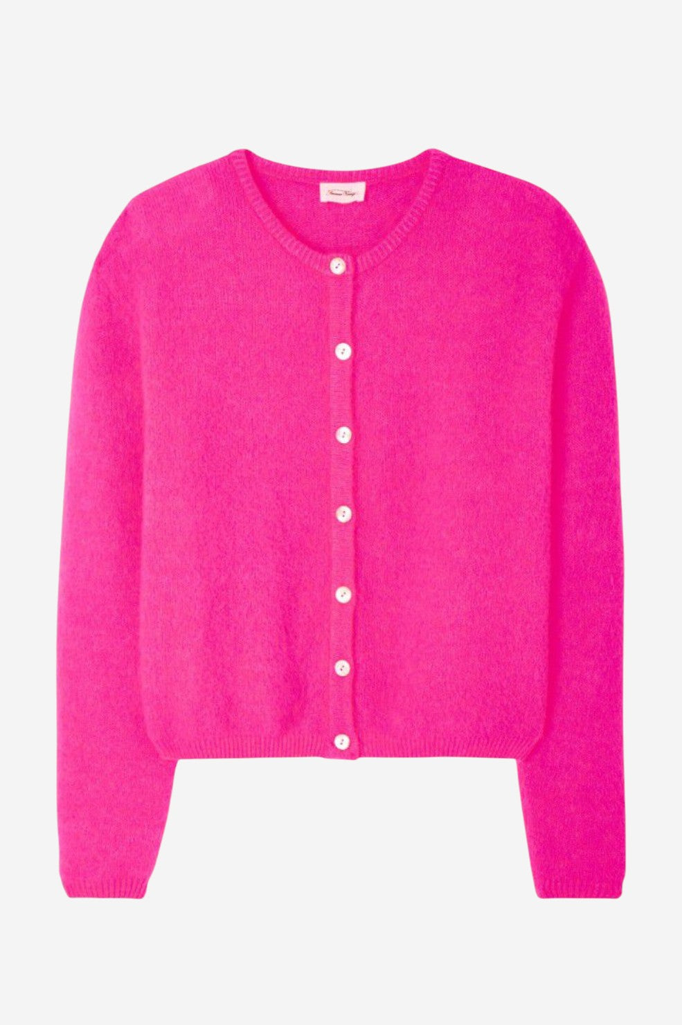 *PRE-ORDER* Vitow Cardigan - Fluorescent Rose Melange - Shop Yu Fashion