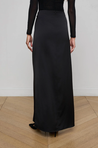 Emmarie Maxi Wrap Skirt - Black