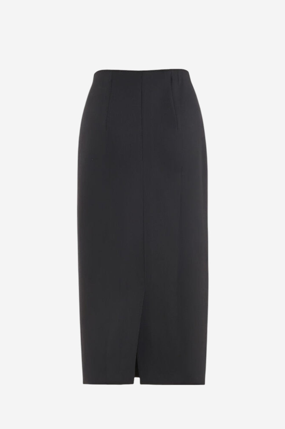 Midnight Grace Midi Skirt - Black