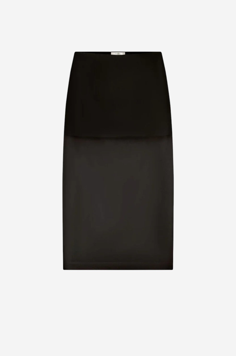 The Silk Organza Skirt - Black