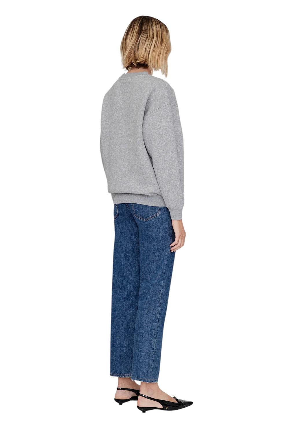 Spencer Sweatshirt Anine Bing - Medium Heather Grey - Shop Yu Fashion