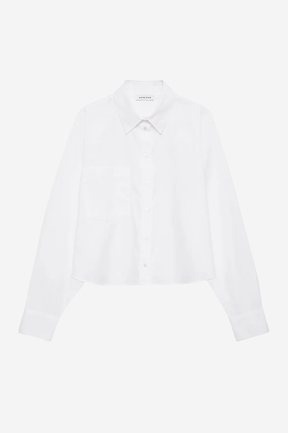 Essie Cropped Shirt - White