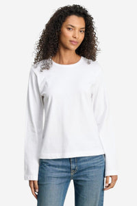 Vee Vintage Cotton Jersey Tee - Shop Yu Fashion