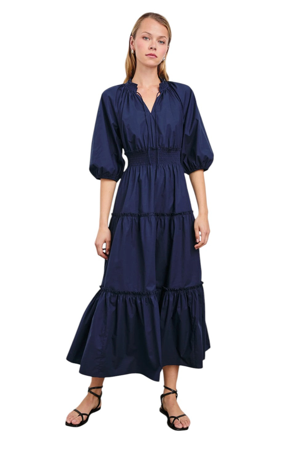 Caterine Dress - Navy