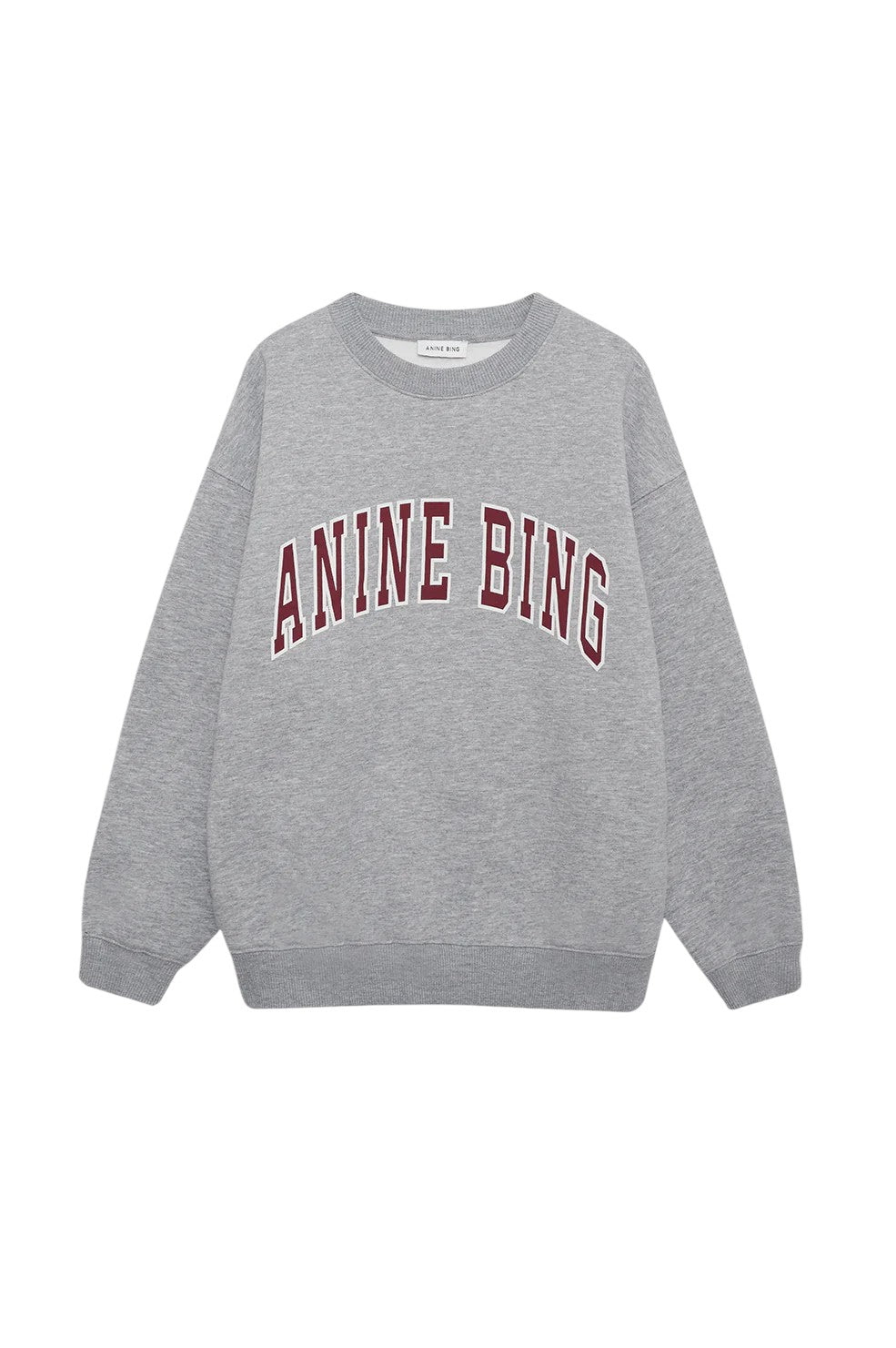 Spencer Sweatshirt Anine Bing - Medium Heather Grey - Shop Yu Fashion