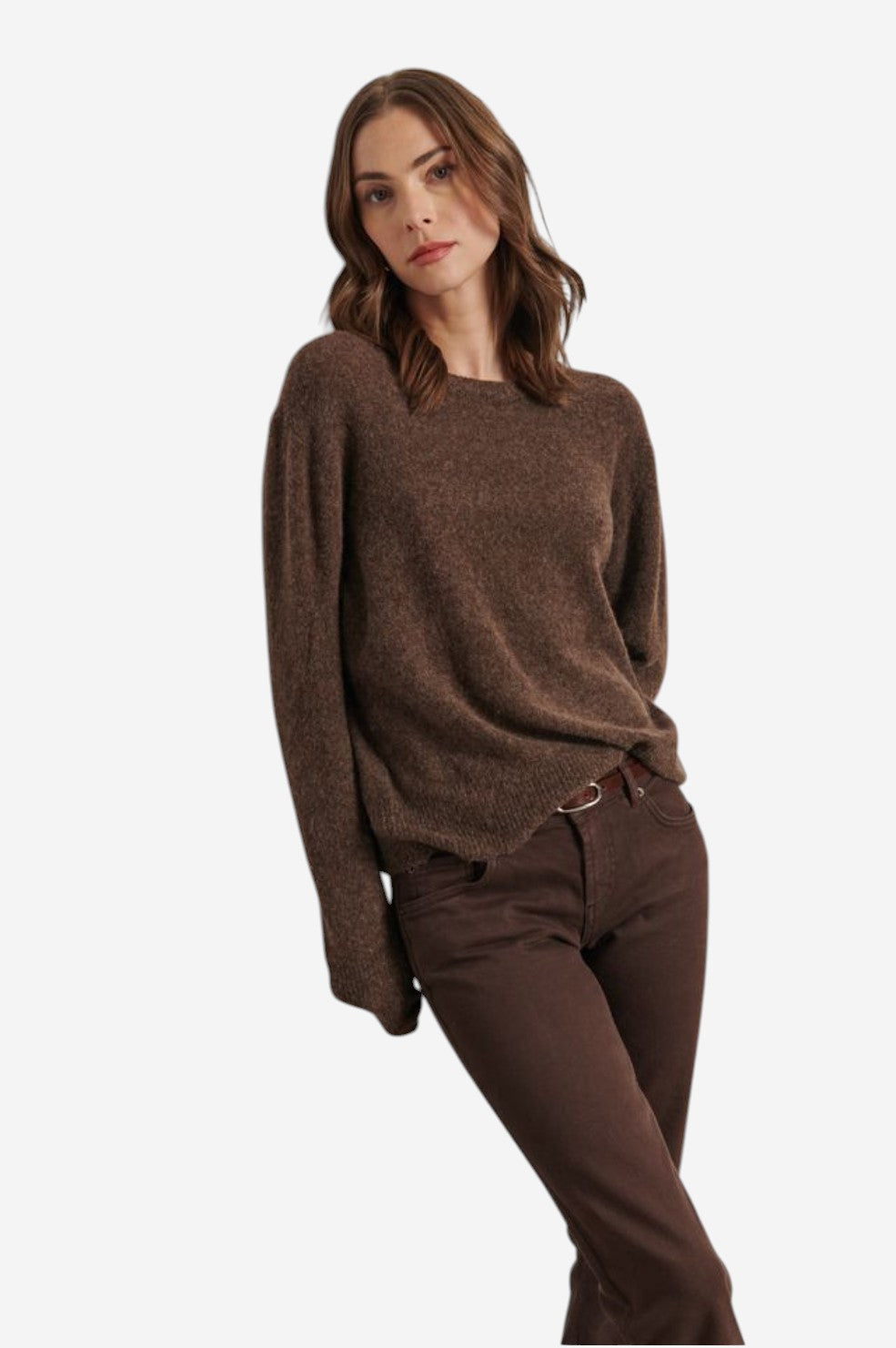 Cecy Sweater - Muscavado - Shop Yu Fashion