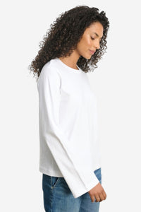 Vee Vintage Cotton Jersey Tee - Shop Yu Fashion