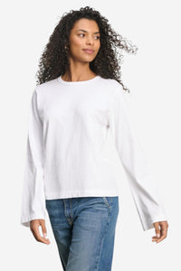 Vee Vintage Cotton Jersey Tee - Shop Yu Fashion