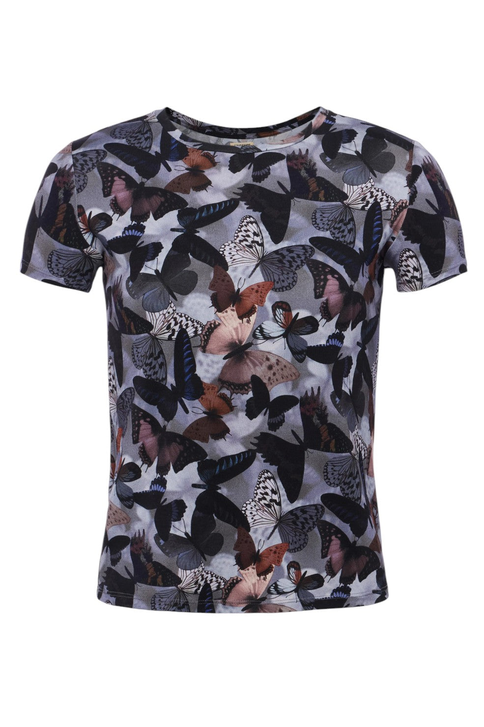 Ressi Fitted Tee - Multi Dark Butterfly