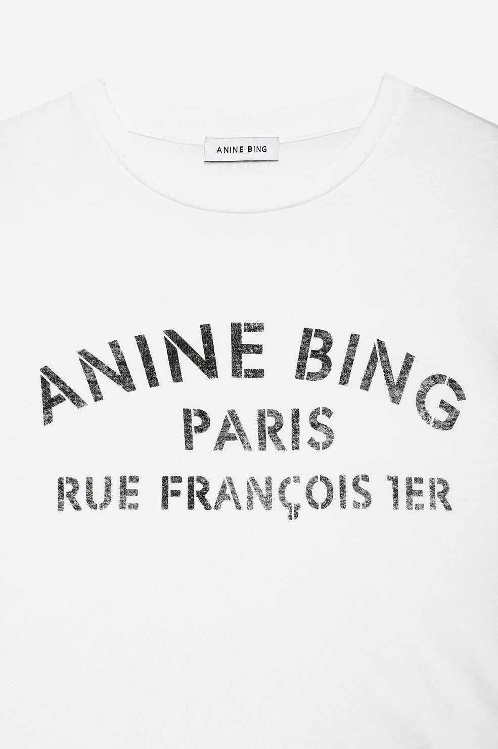 *PRE-ORDER* Cohen Tee Paris Stencil - Ivory
