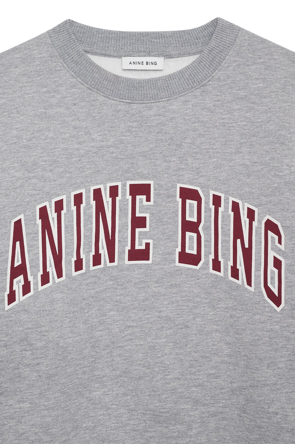 Spencer Sweatshirt Anine Bing - Medium Heather Grey - Shop Yu Fashion