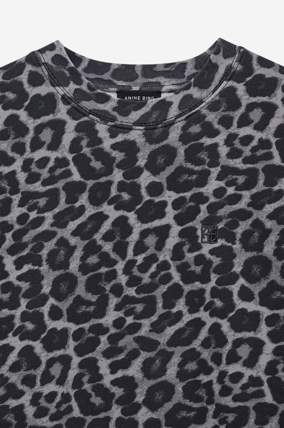 *PRE-ORDER* Miles Sweatshirt - Grey Leopard