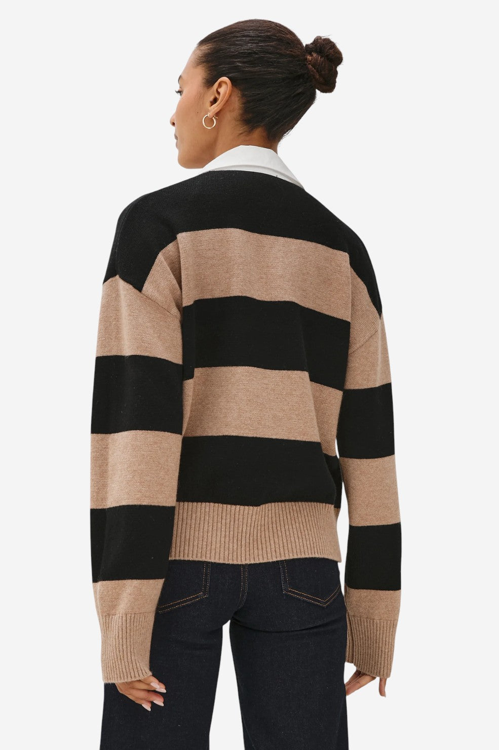 Paxton Sweater - Oatmeal Black