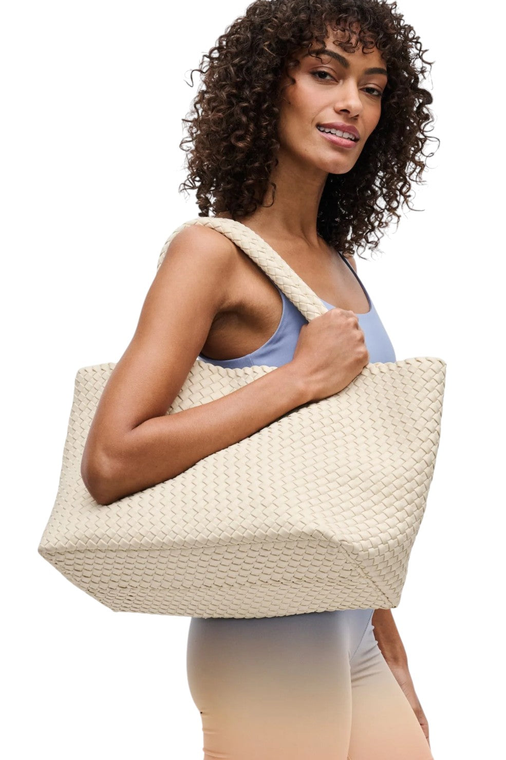 Sky's The Limit Large Tote - Cream