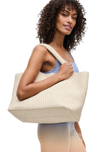 Sky's The Limit Large Tote - Cream