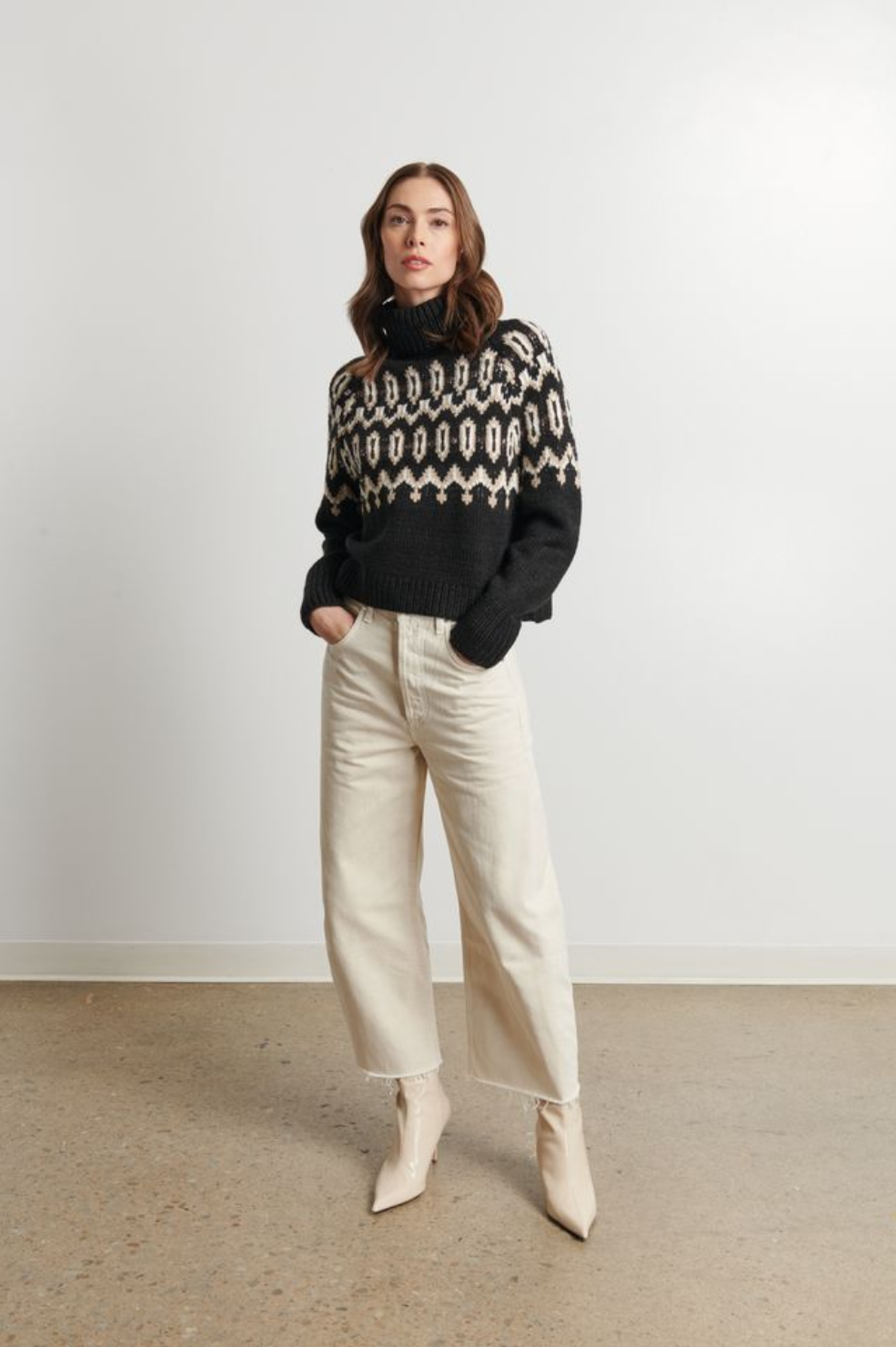 Ruthie Sweater - Black Diamond - Shop Yu Fashion