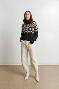 Ruthie Sweater - Black Diamond - Shop Yu Fashion
